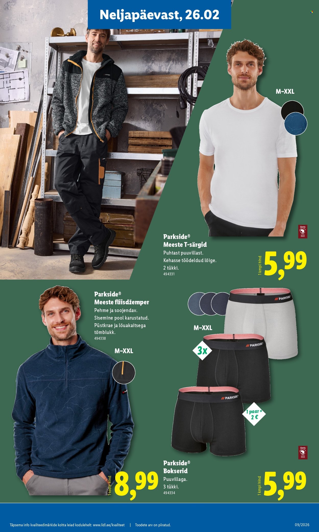 Lidl kliendileht - Tööstuskaupade pakkumised (23.02 - 1.03.2026)