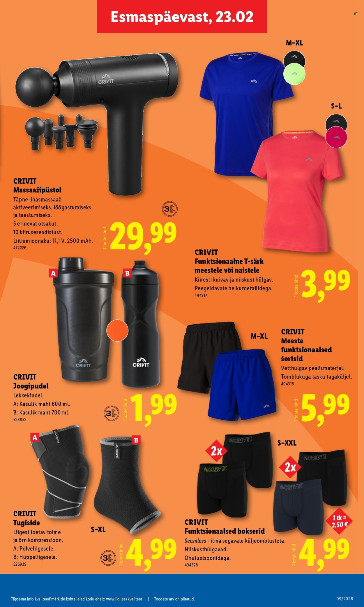 Lidl kliendileht - Tööstuskaupade pakkumised (23.02 - 1.03.2026)