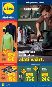 Lidl kliendileht - Tööstuskaupade pakkumised (23.02 - 1.03.2026)