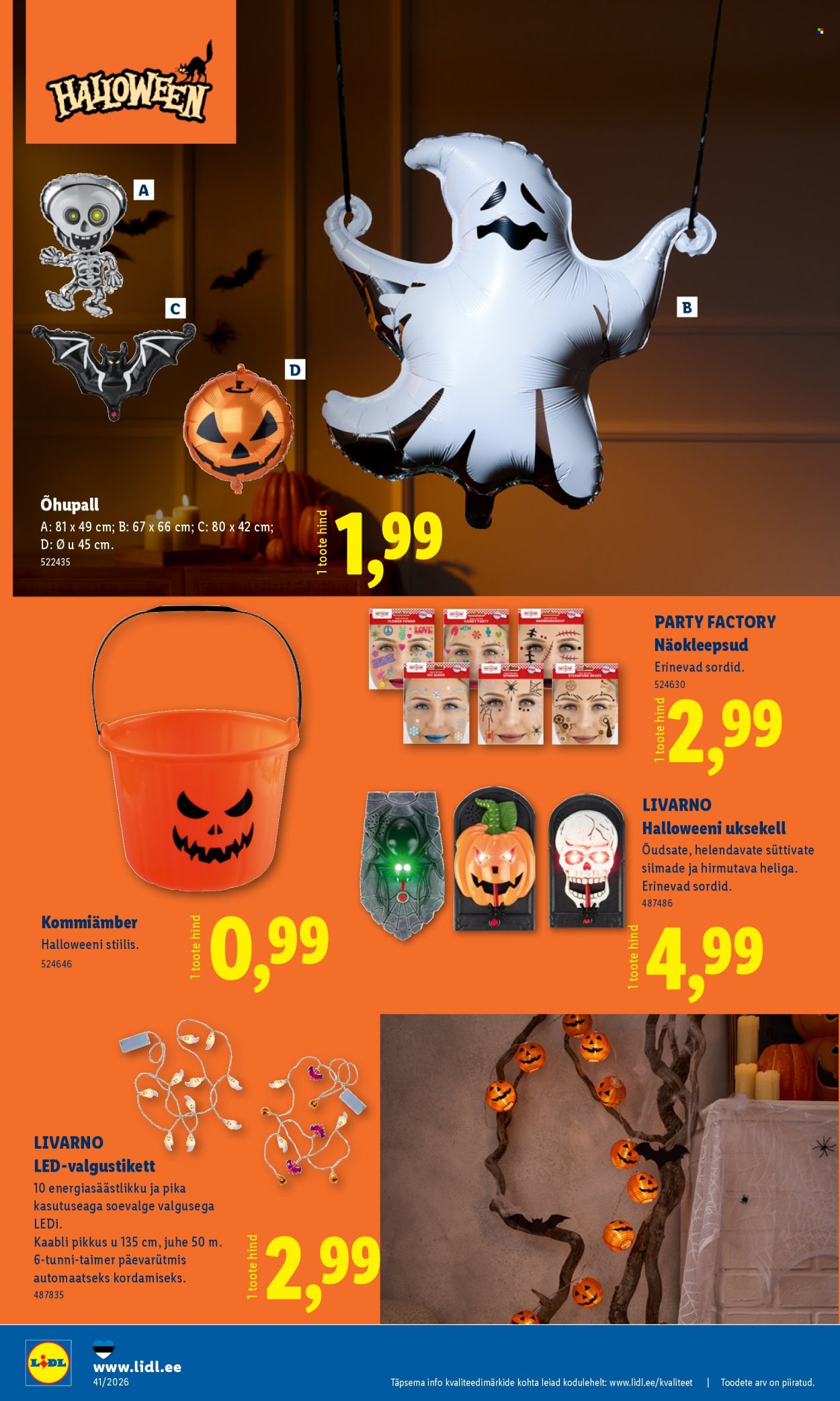 Lidl kliendileht (5.10 - 11.10.2026)