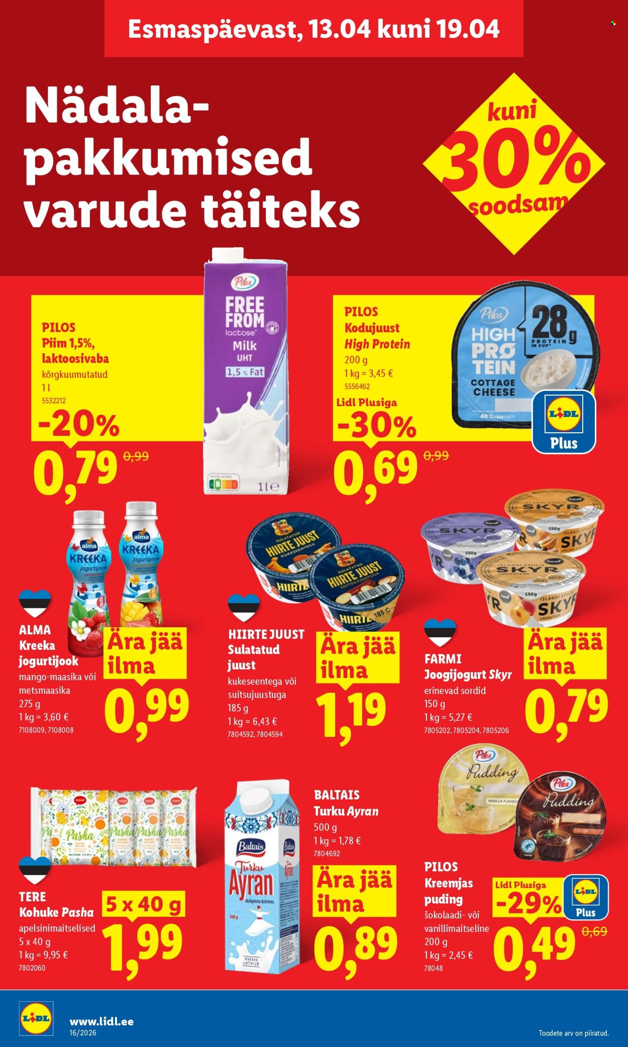 Lidl kliendileht - Kliendileht (13.04 - 19.04.2026)