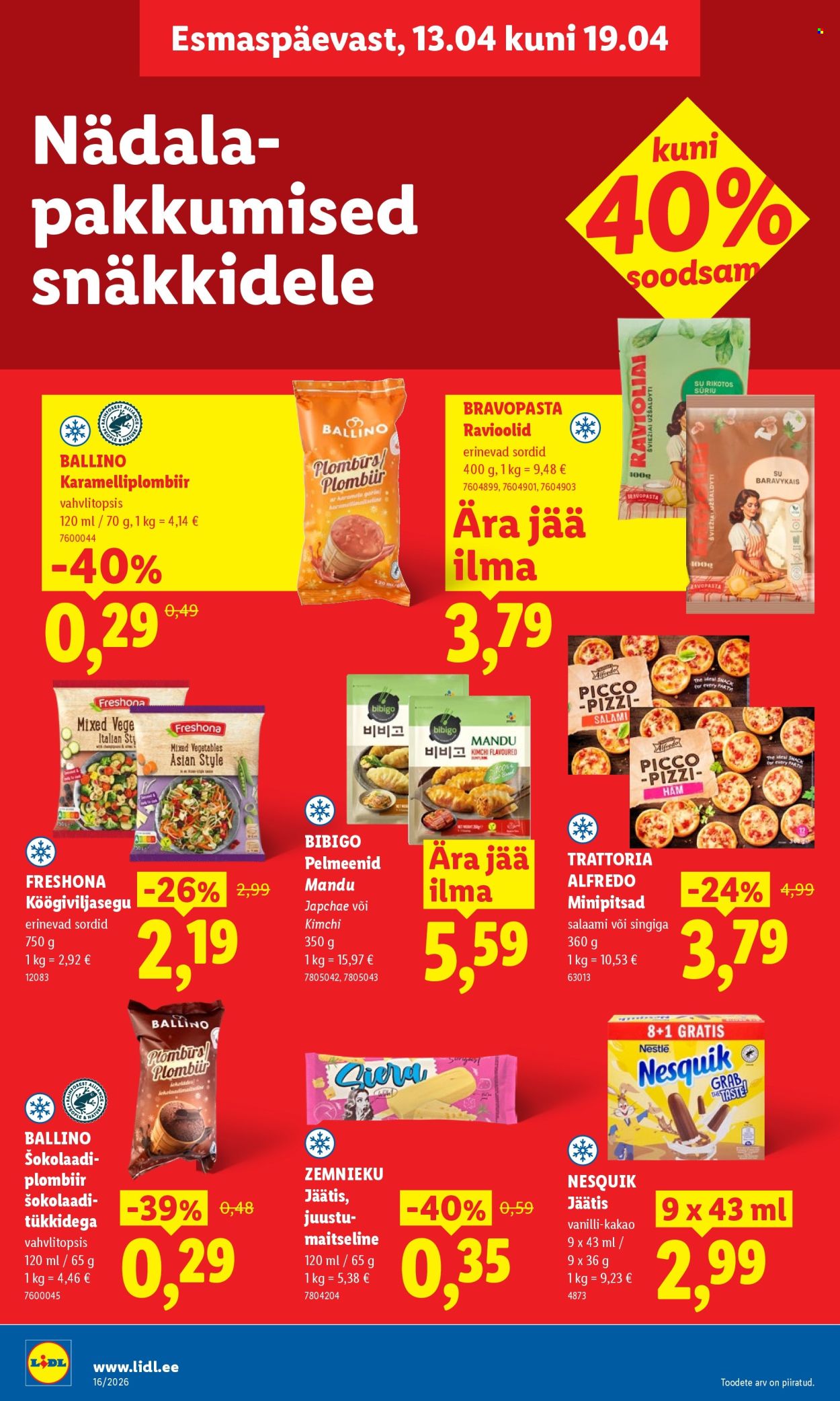 Lidl kliendileht - Kliendileht (13.04 - 19.04.2026)