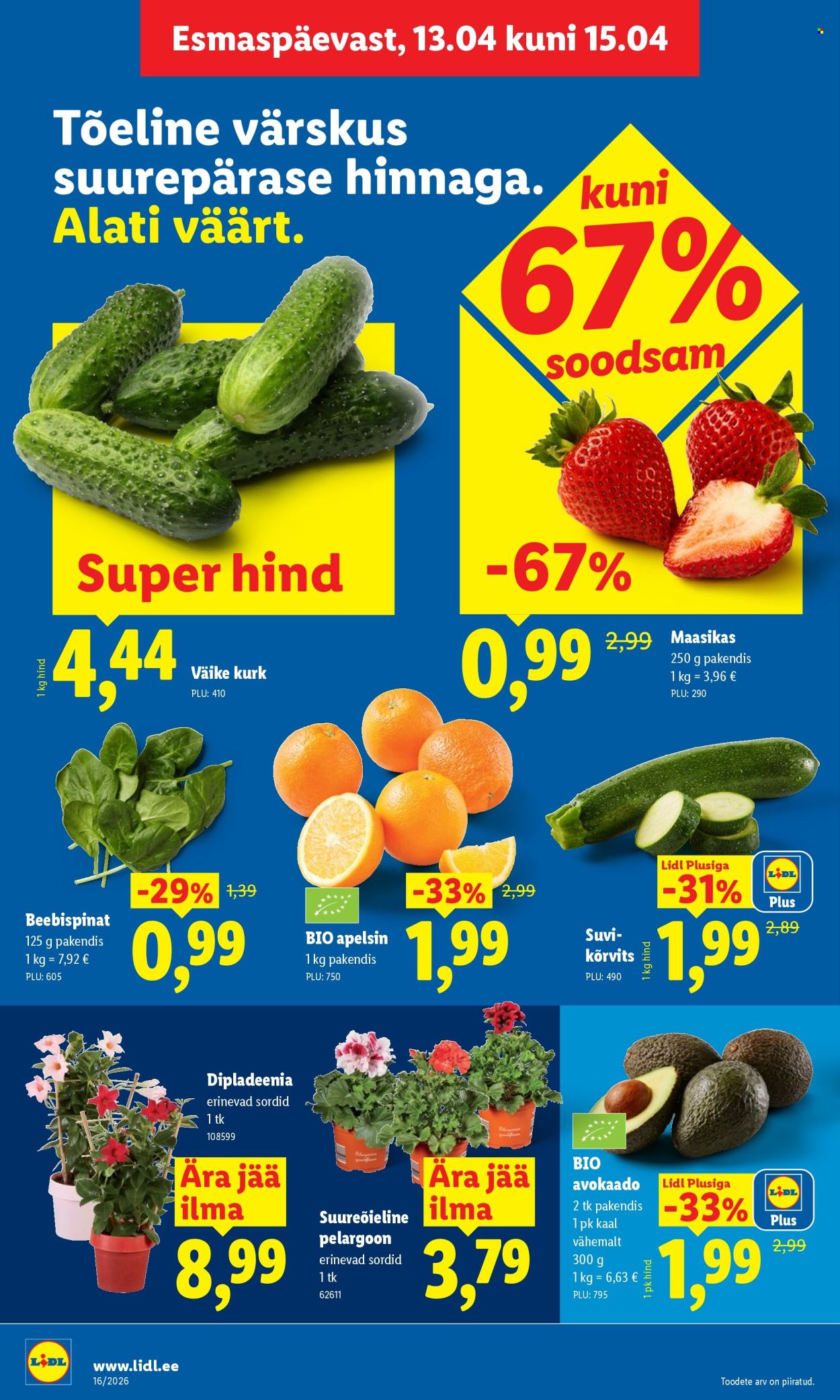 Lidl kliendileht - Kliendileht (13.04 - 19.04.2026)