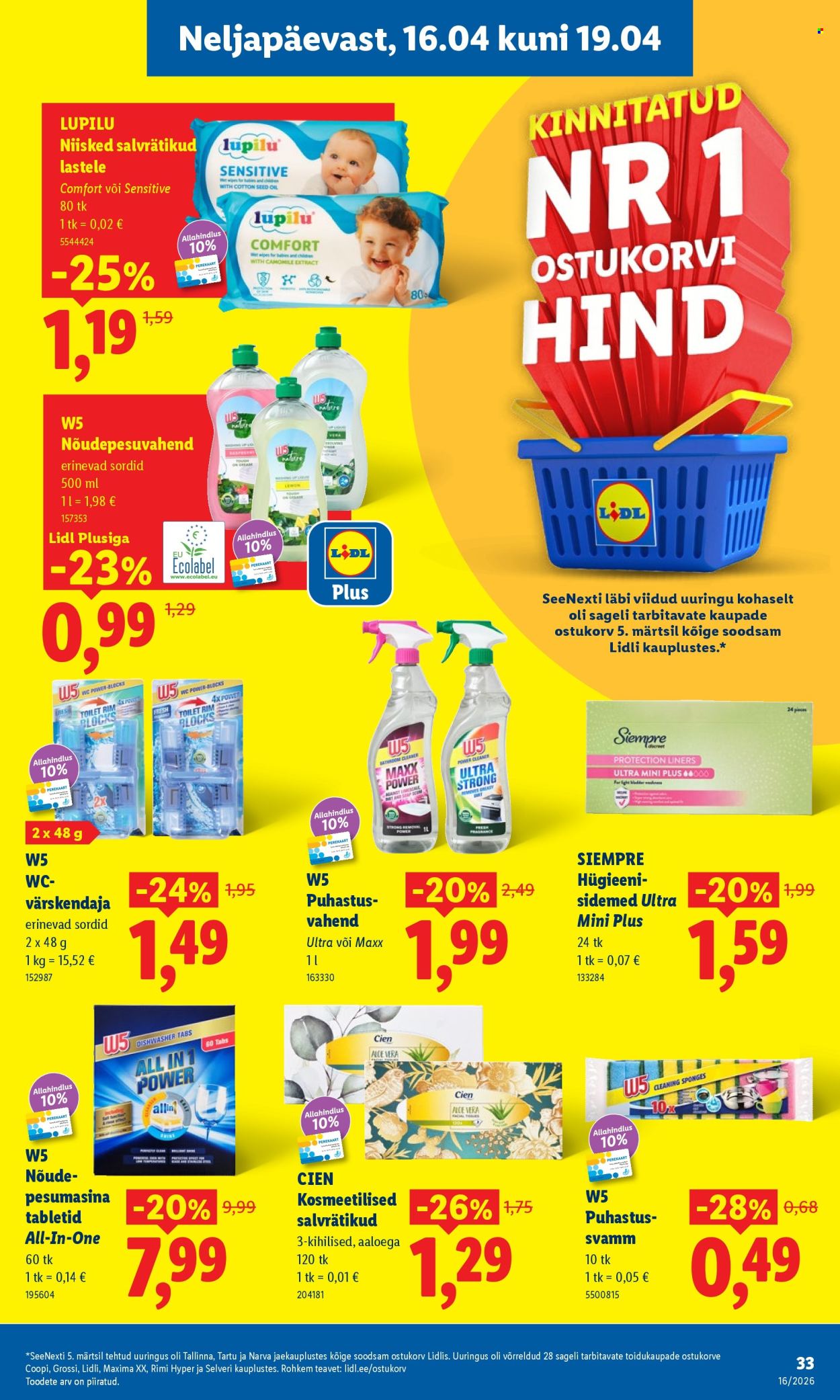 Lidl kliendileht - Kliendileht (13.04 - 19.04.2026)