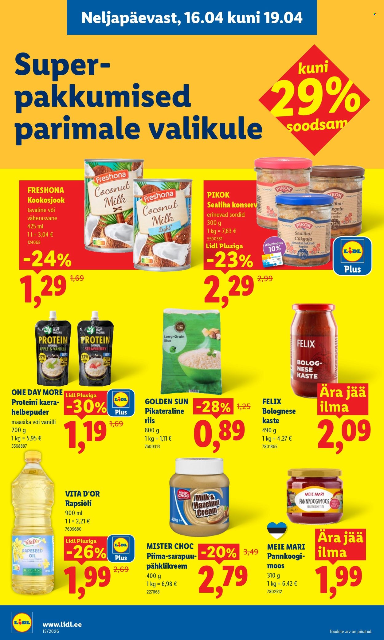 Lidl kliendileht - Kliendileht (13.04 - 19.04.2026)
