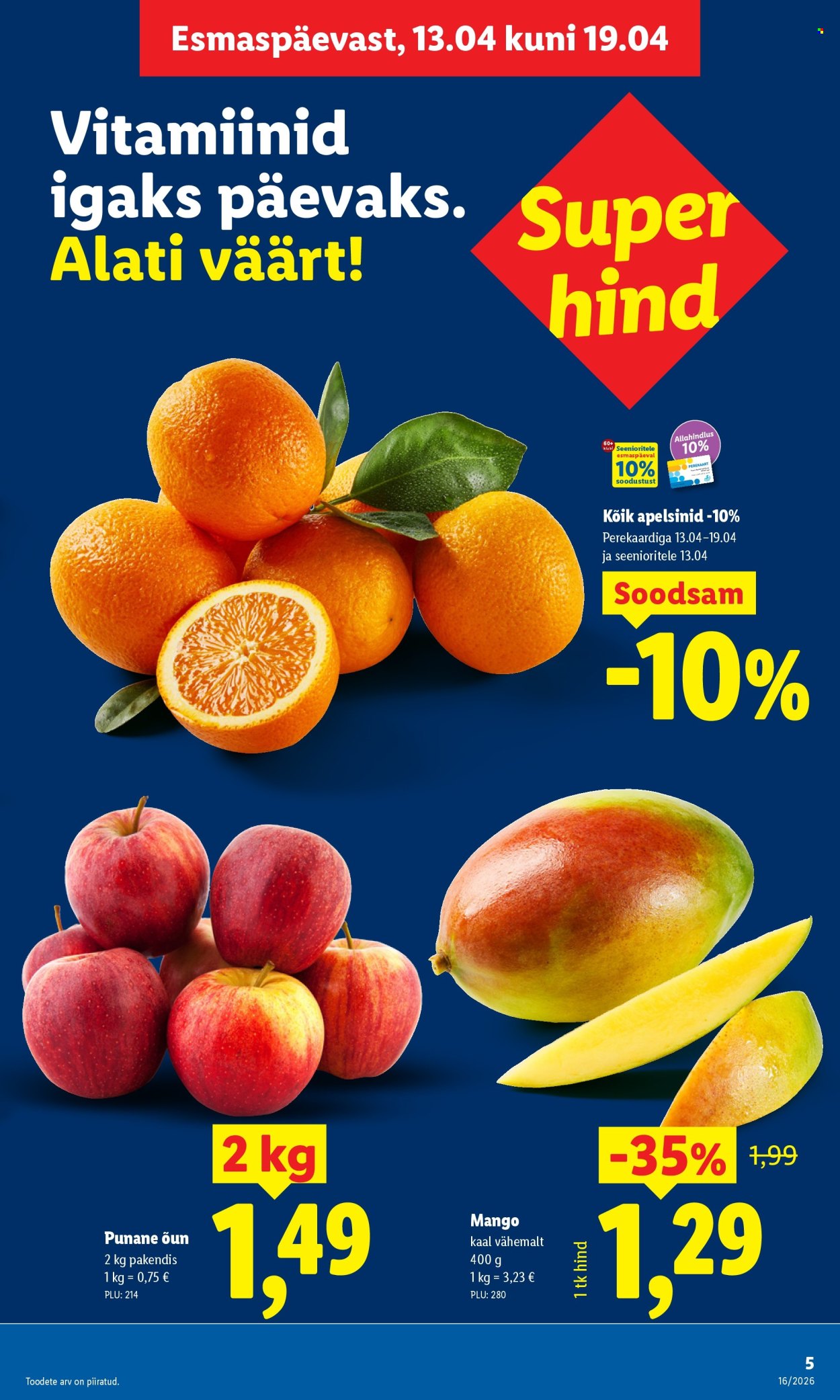 Lidl kliendileht - Kliendileht (13.04 - 19.04.2026)