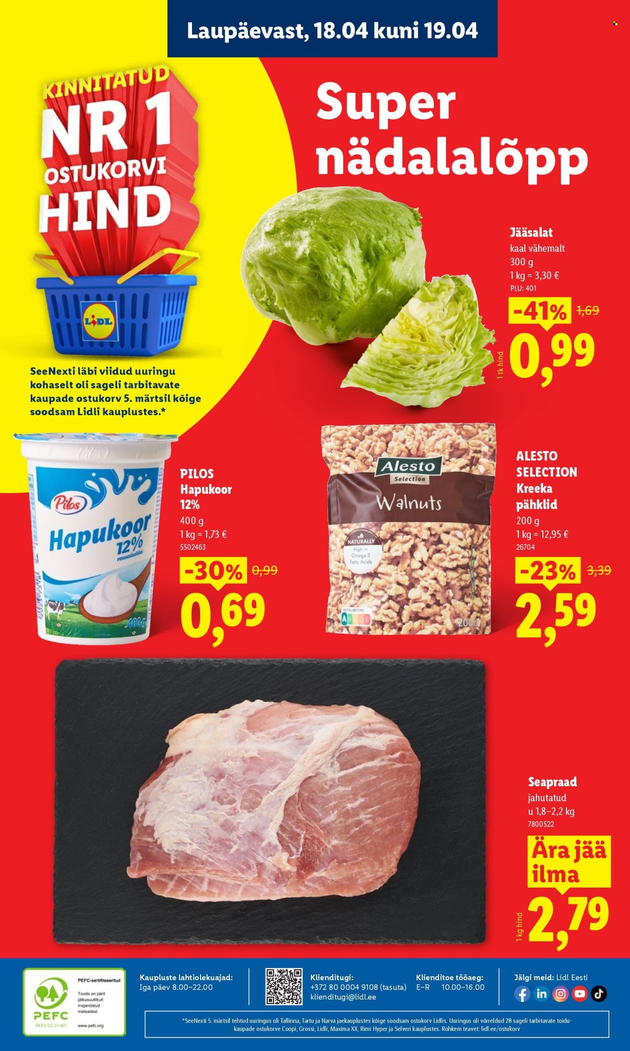 Lidl kliendileht - Kliendileht (13.04 - 19.04.2026)