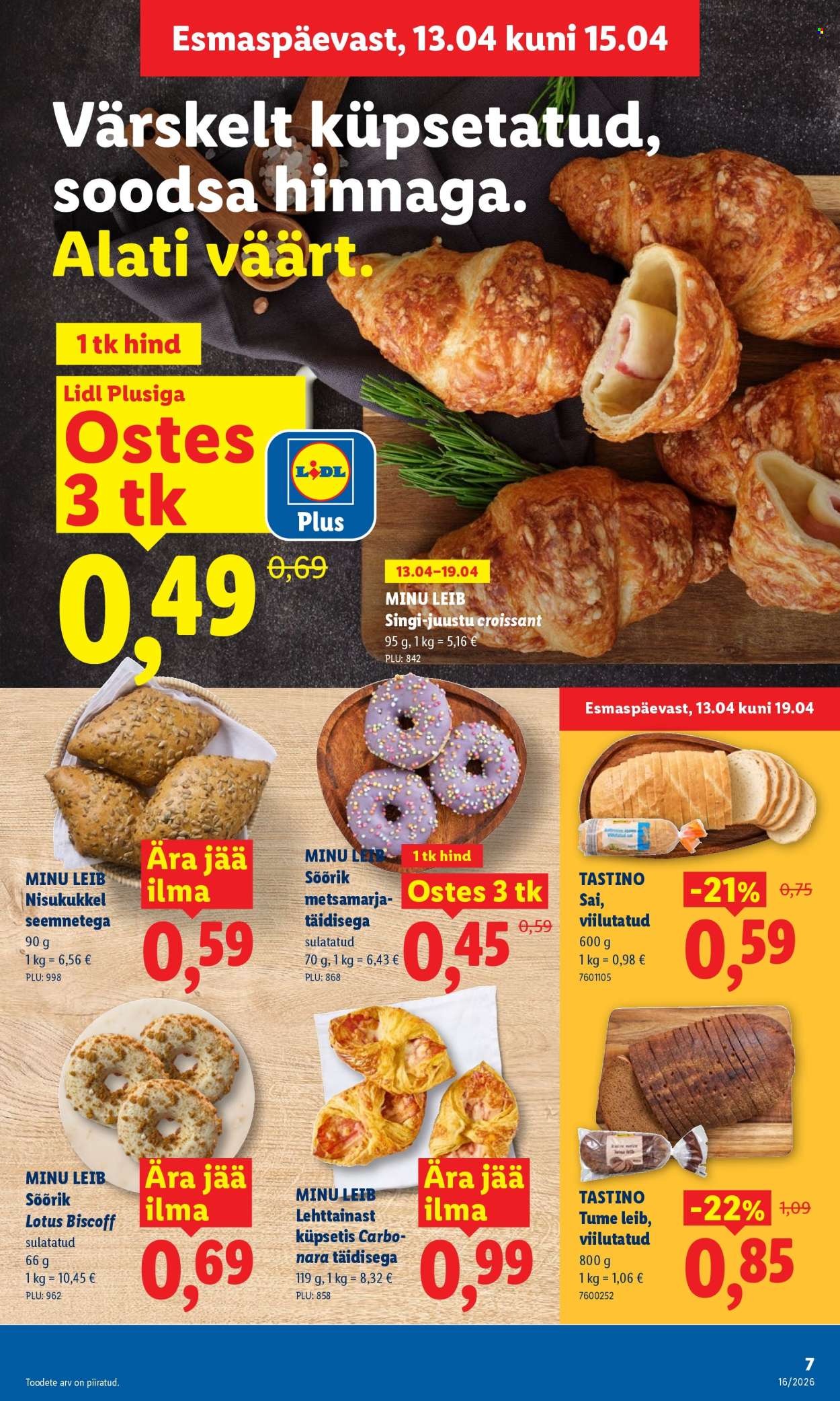 Lidl kliendileht - Kliendileht (13.04 - 19.04.2026)