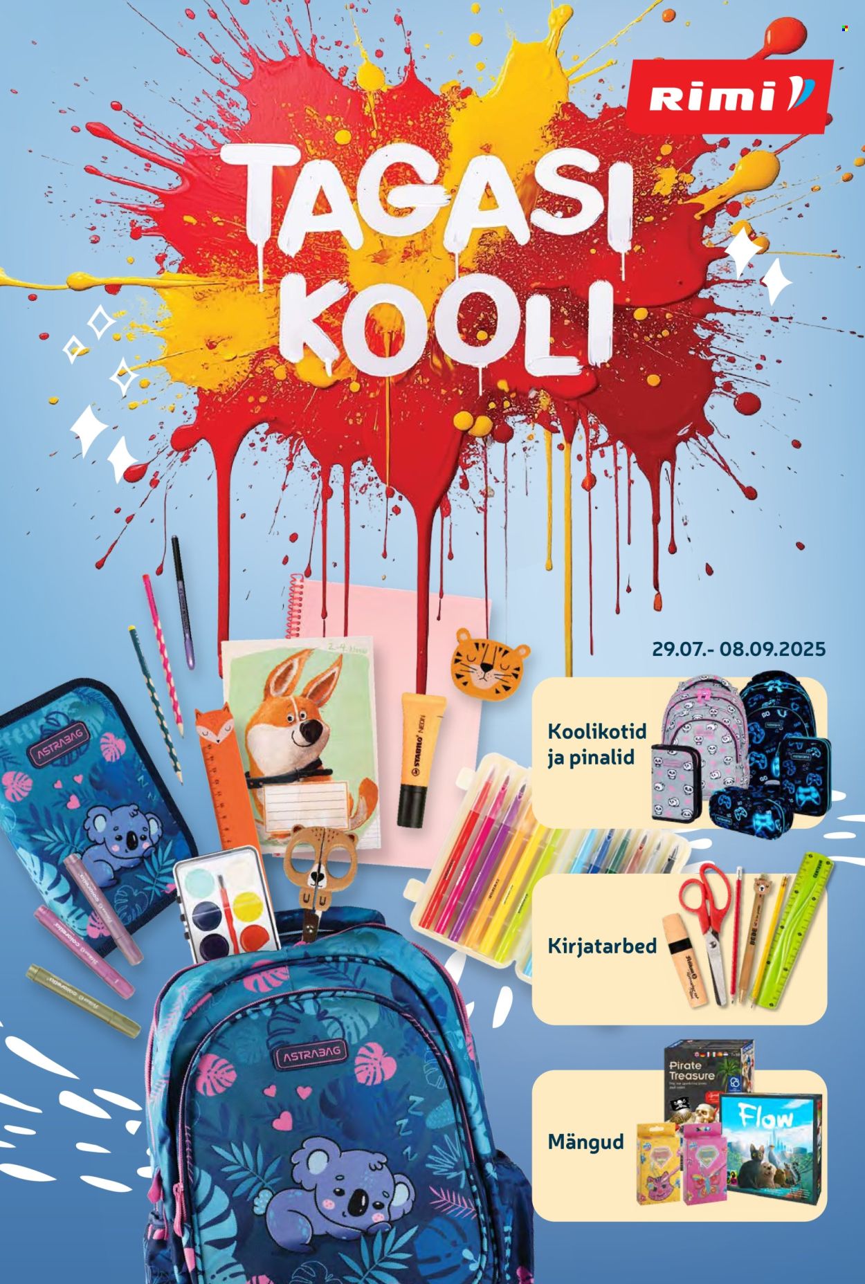Rimi kliendileht - TAGASI KOOLI (29.07 - 8.09.2025)
