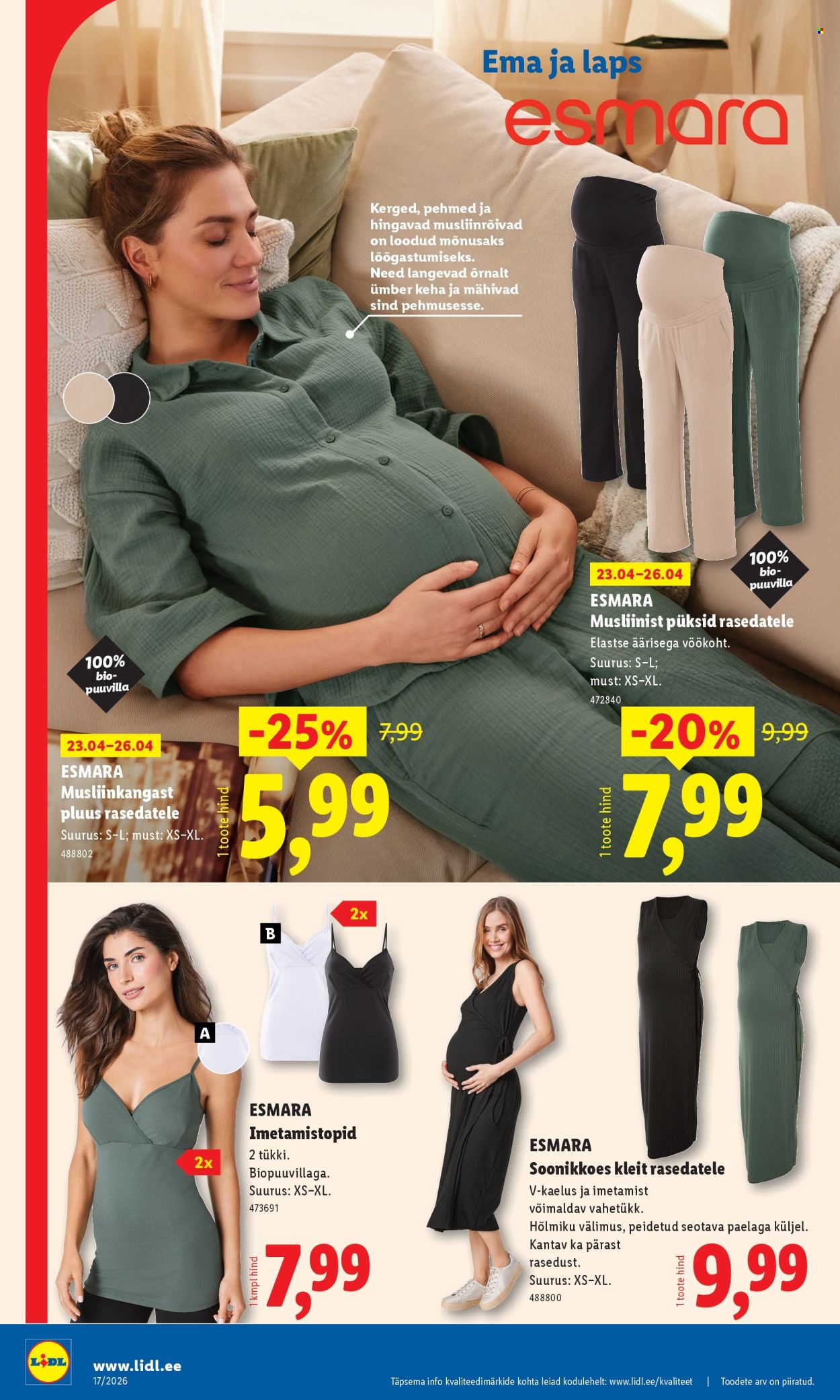 Lidl kliendileht - Tööstuskaupade pakkumised (20.04 - 26.04.2026)