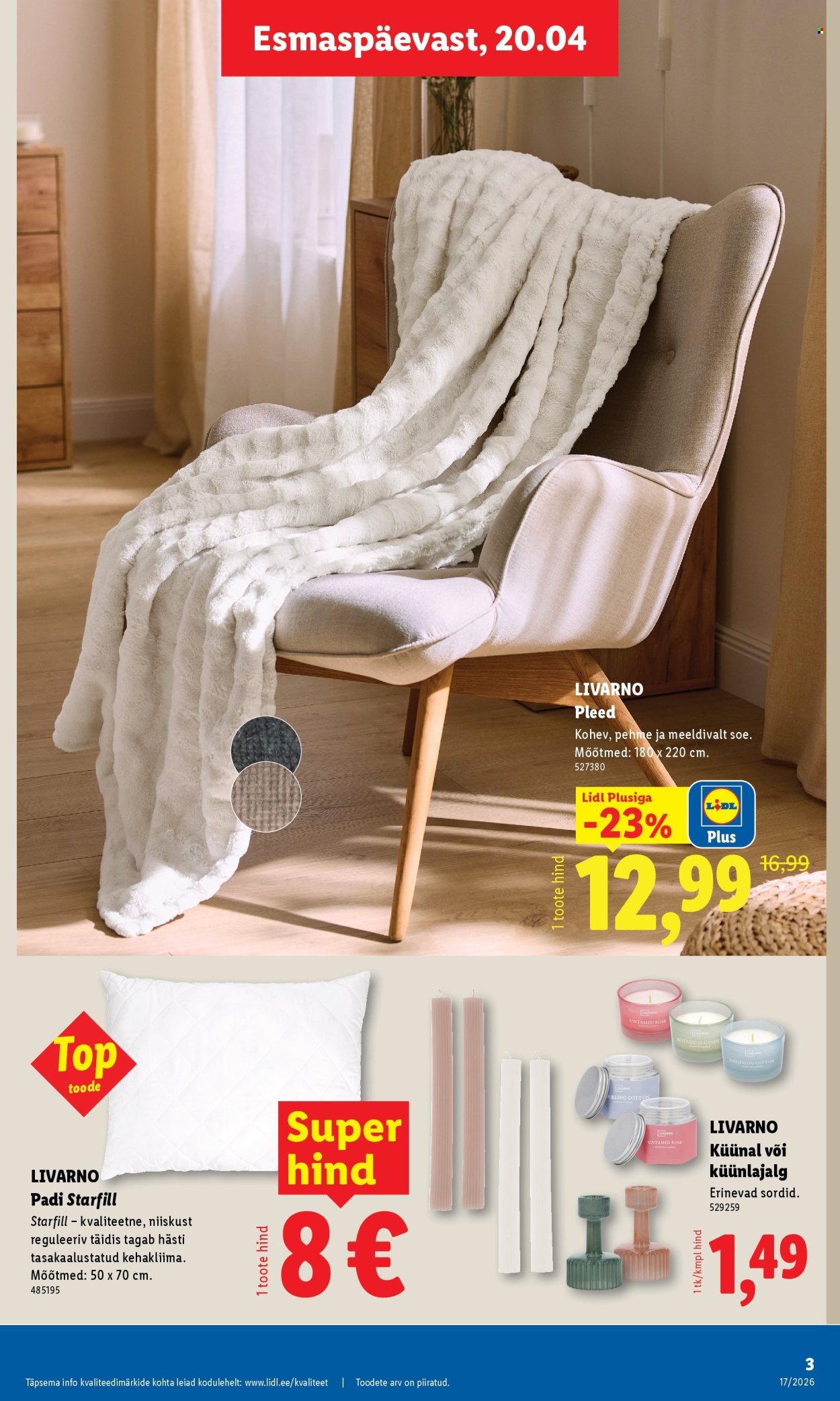 Lidl kliendileht - Tööstuskaupade pakkumised (20.04 - 26.04.2026)