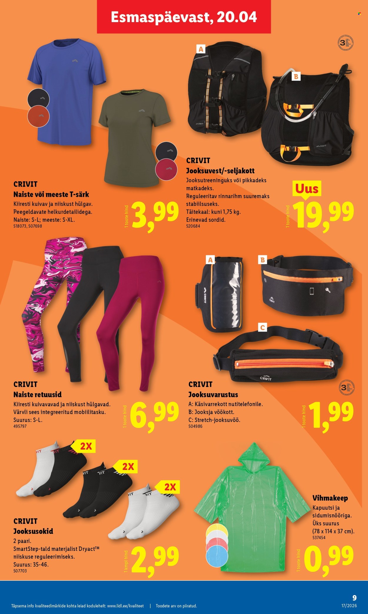 Lidl kliendileht - Tööstuskaupade pakkumised (20.04 - 26.04.2026)