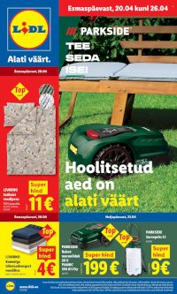 Lidl kliendileht - Tööstuskaupade pakkumised (20.04 - 26.04.2026)