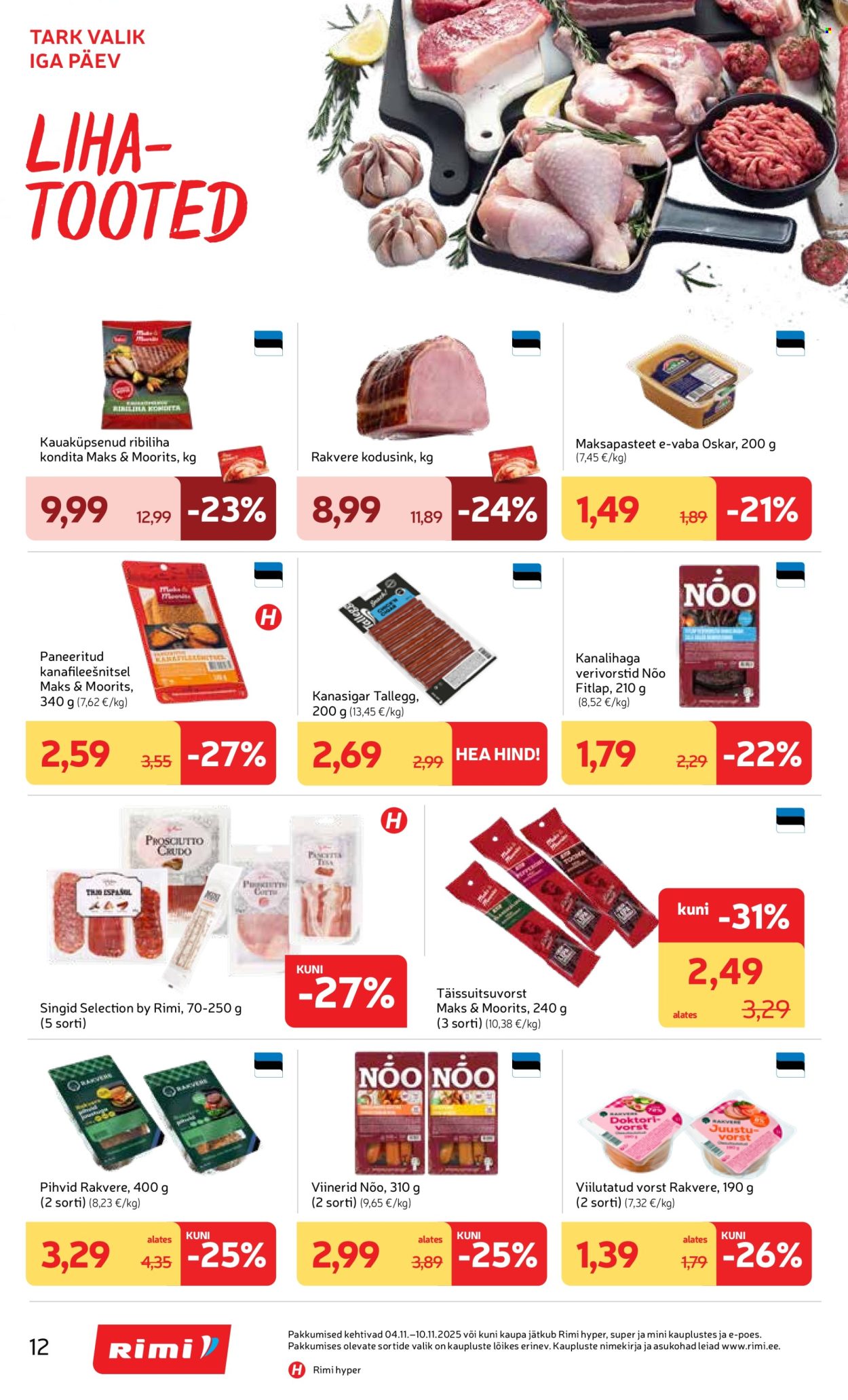 Rimi kliendileht - Kliendileht (4.11 - 10.11.2025)