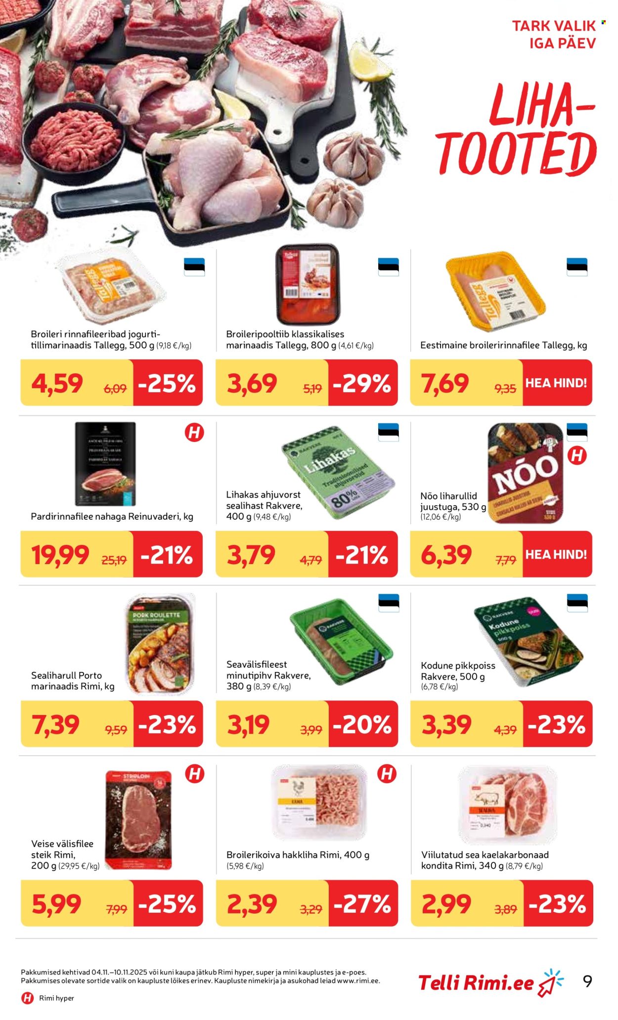 Rimi kliendileht - Kliendileht (4.11 - 10.11.2025)