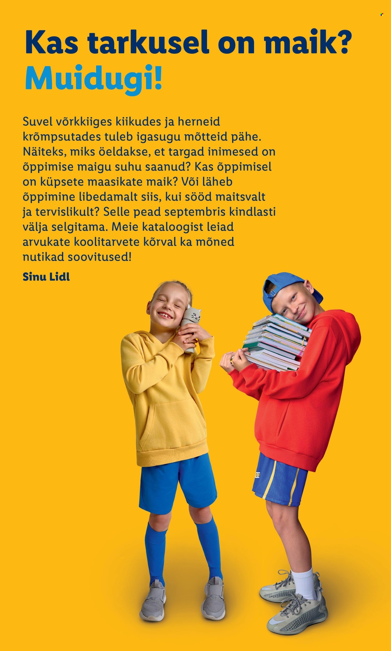 Lidl kliendileht - Tagasi kooli
