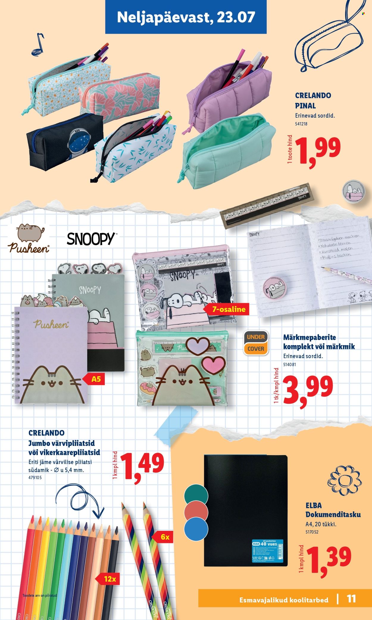 Lidl kliendileht - Tagasi kooli