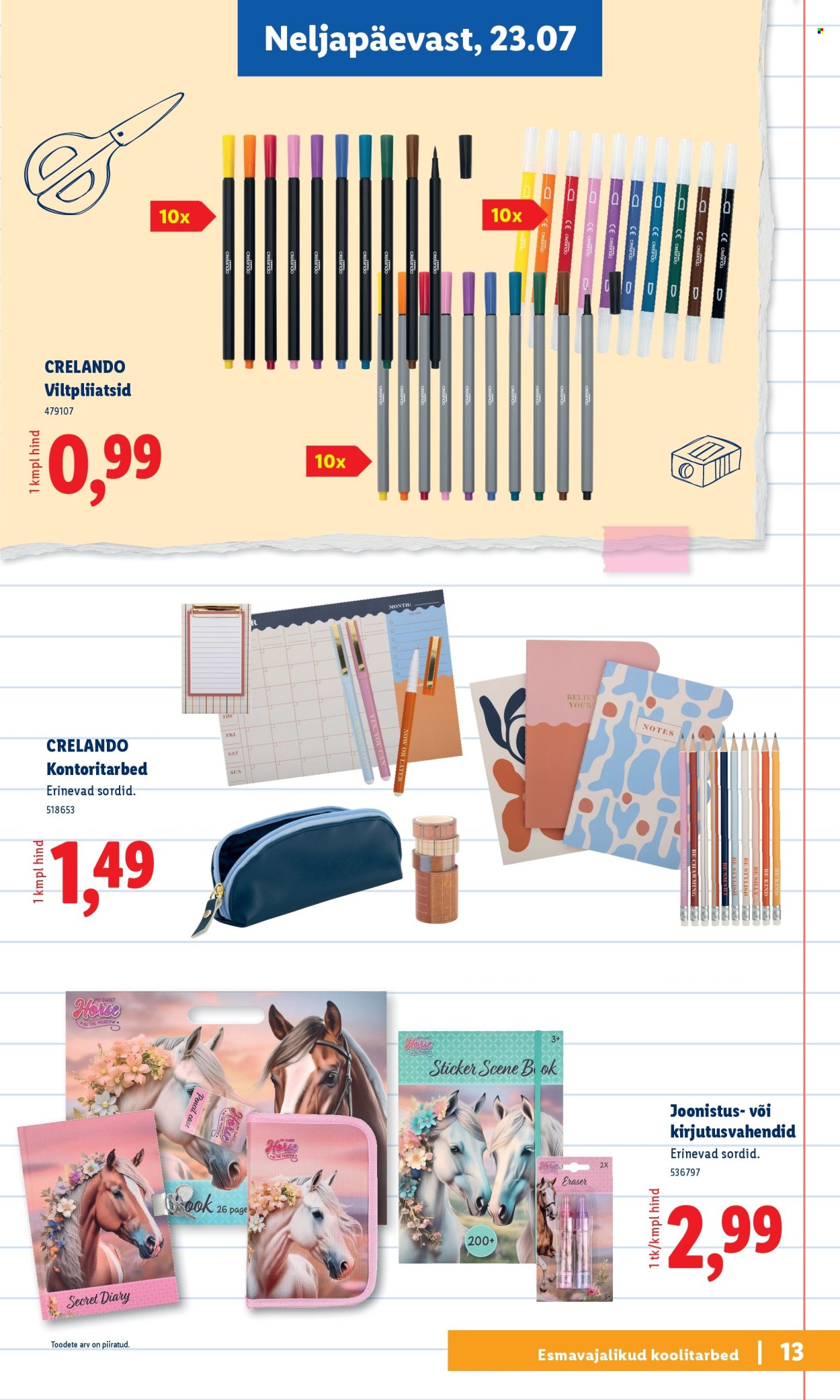 Lidl kliendileht - Tagasi kooli