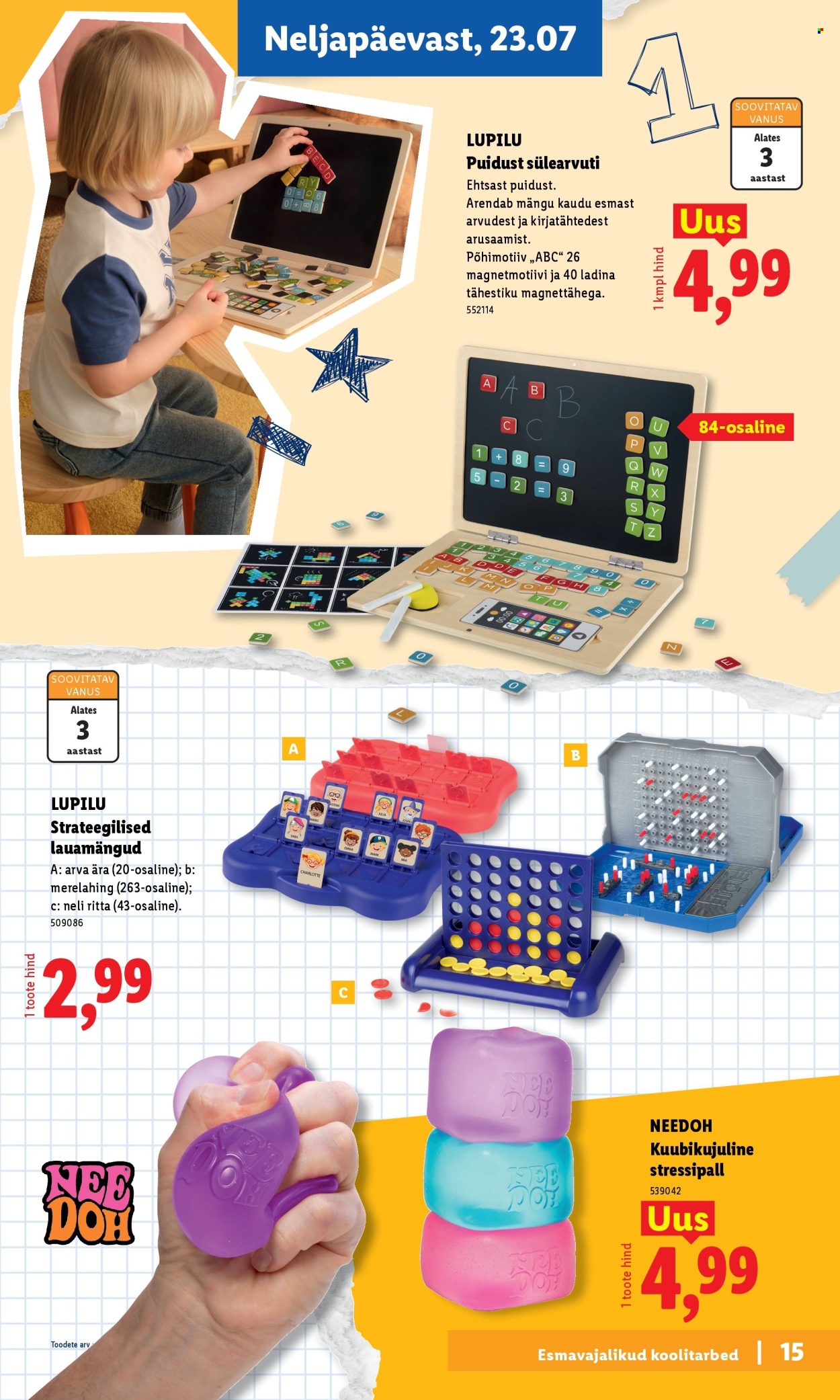 Lidl kliendileht - Tagasi kooli