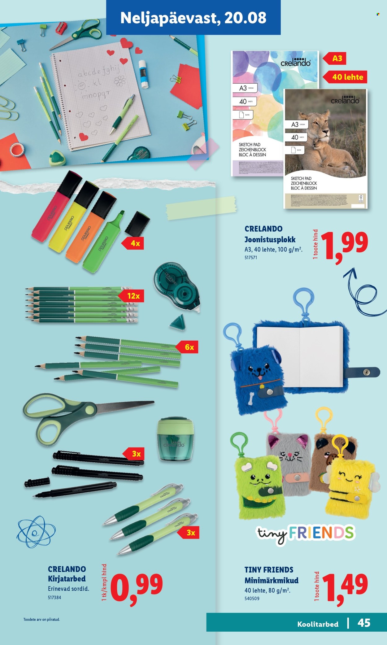 Lidl kliendileht - Tagasi kooli