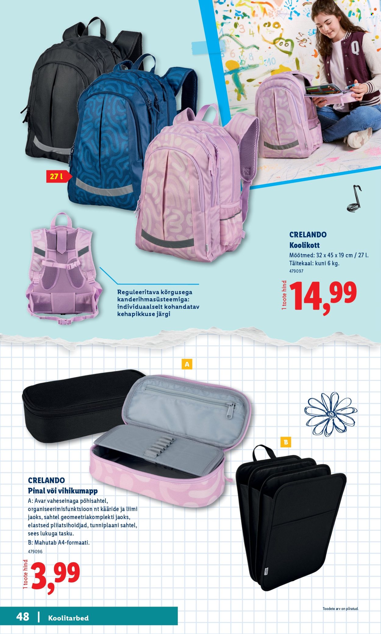 Lidl kliendileht - Tagasi kooli