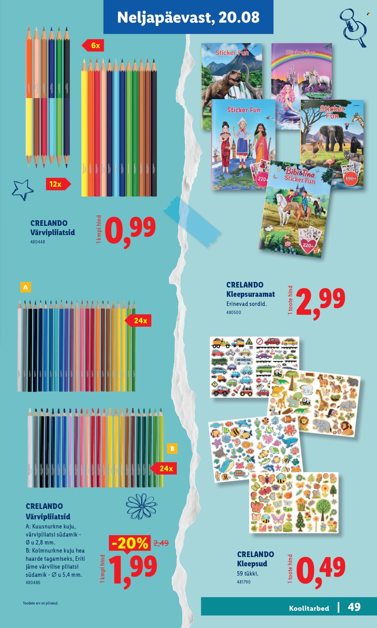 Lidl kliendileht - Tagasi kooli