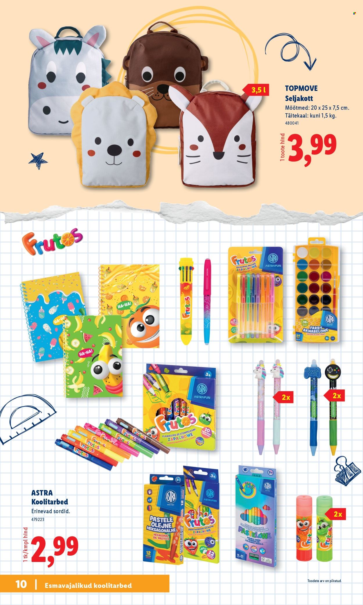 Lidl kliendileht - Tagasi kooli
