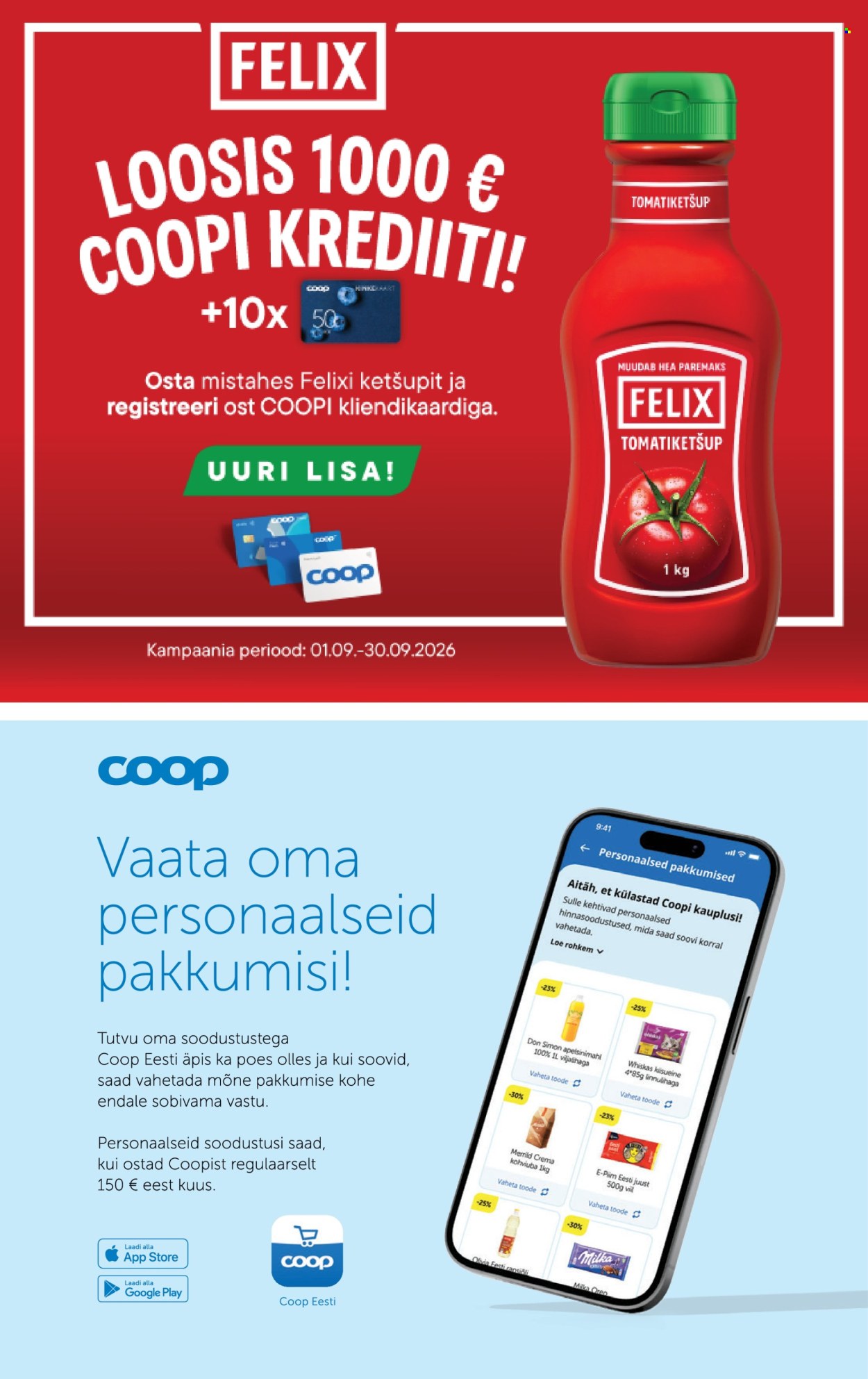 Coop kliendileht (8.09 - 14.09.2026)