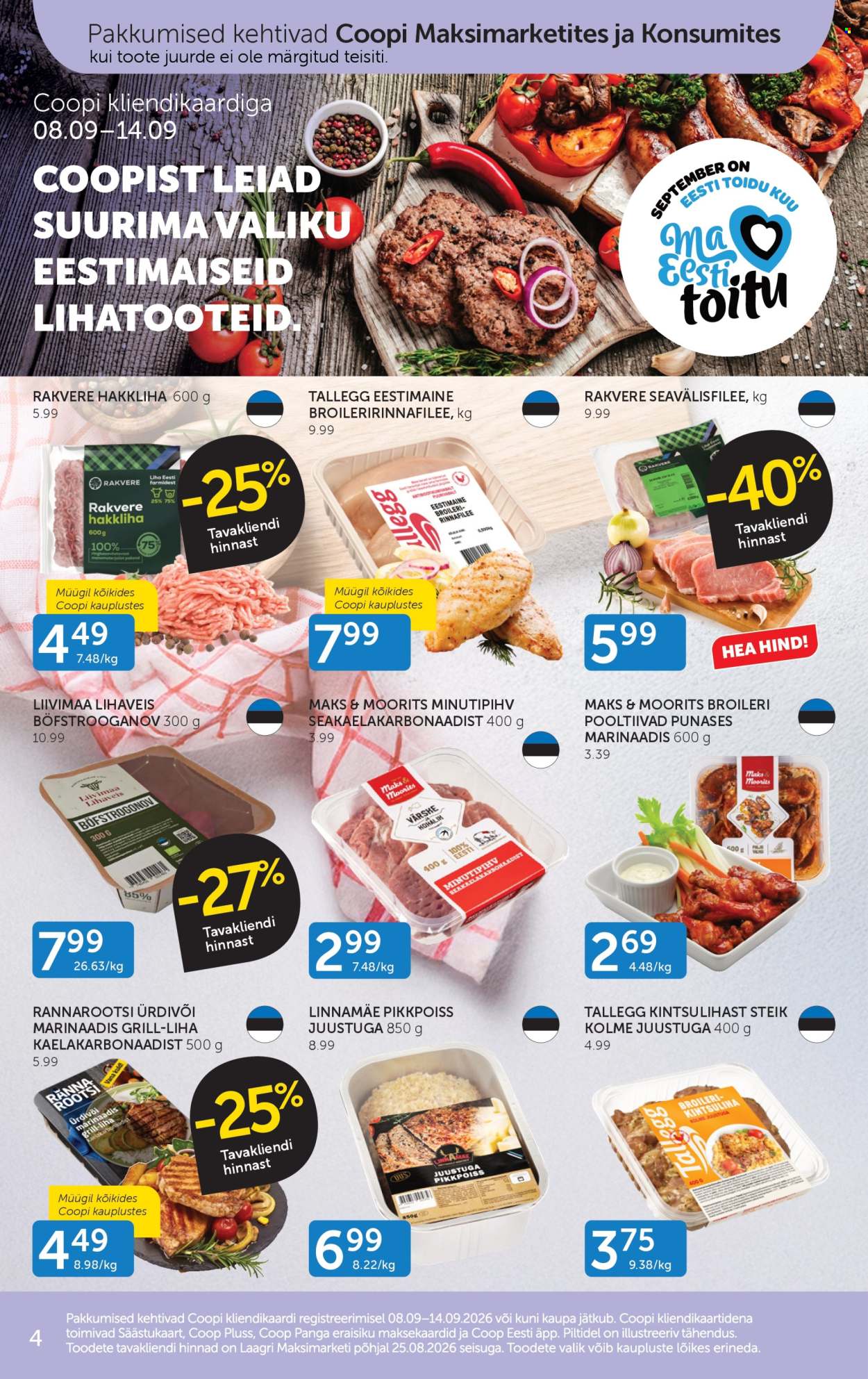 Coop kliendileht (8.09 - 14.09.2026)