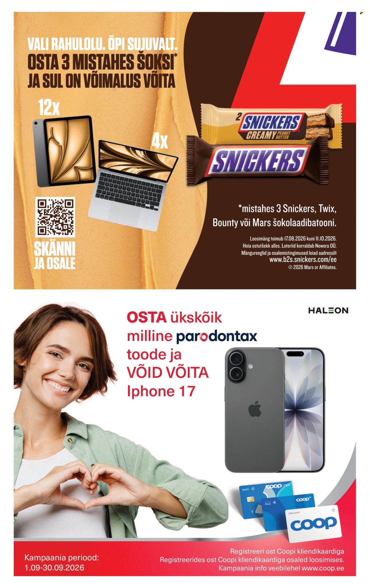 Coop kliendileht (8.09 - 14.09.2026)