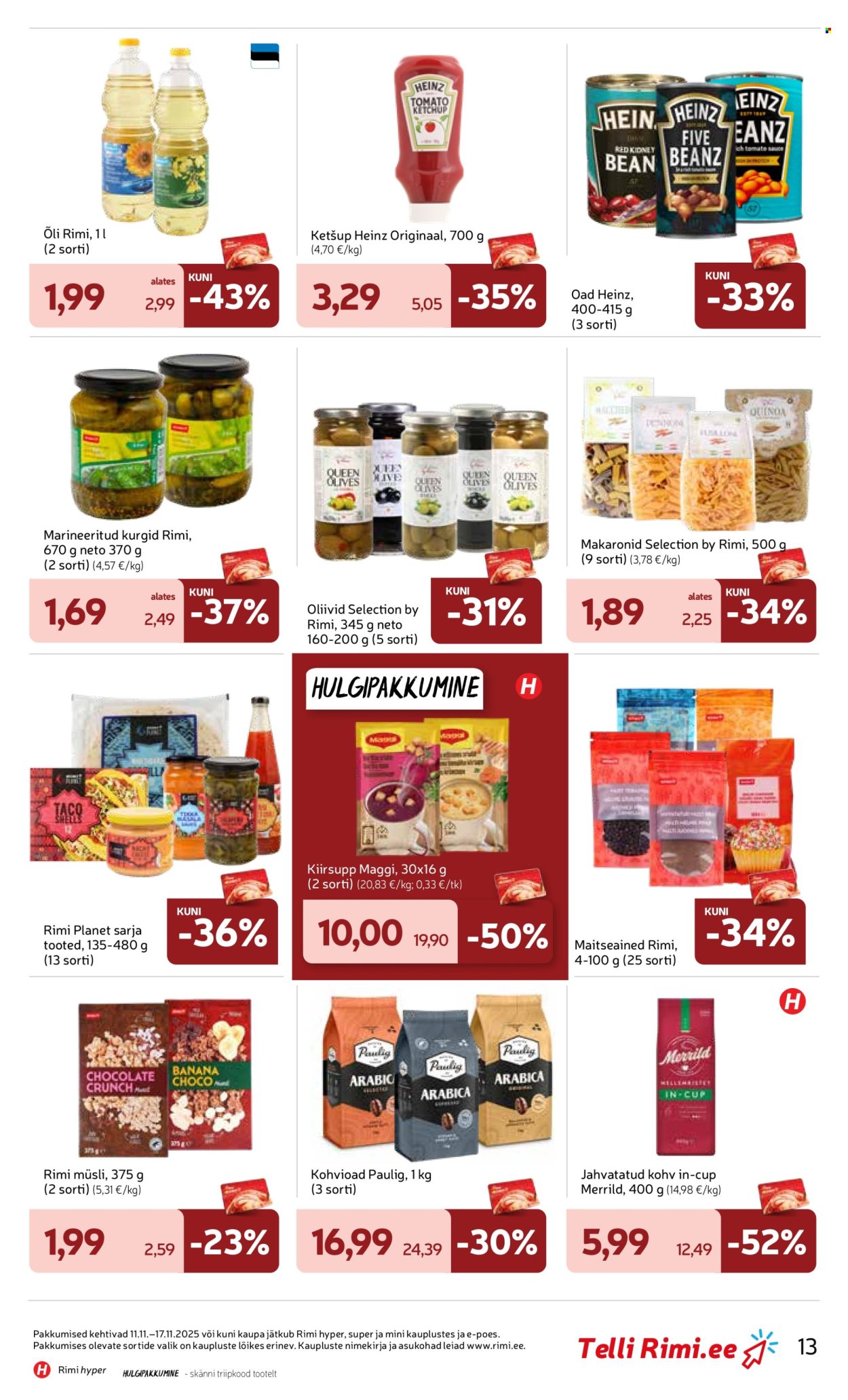 Rimi kliendileht - Kliendileht (11.11 - 17.11.2025)