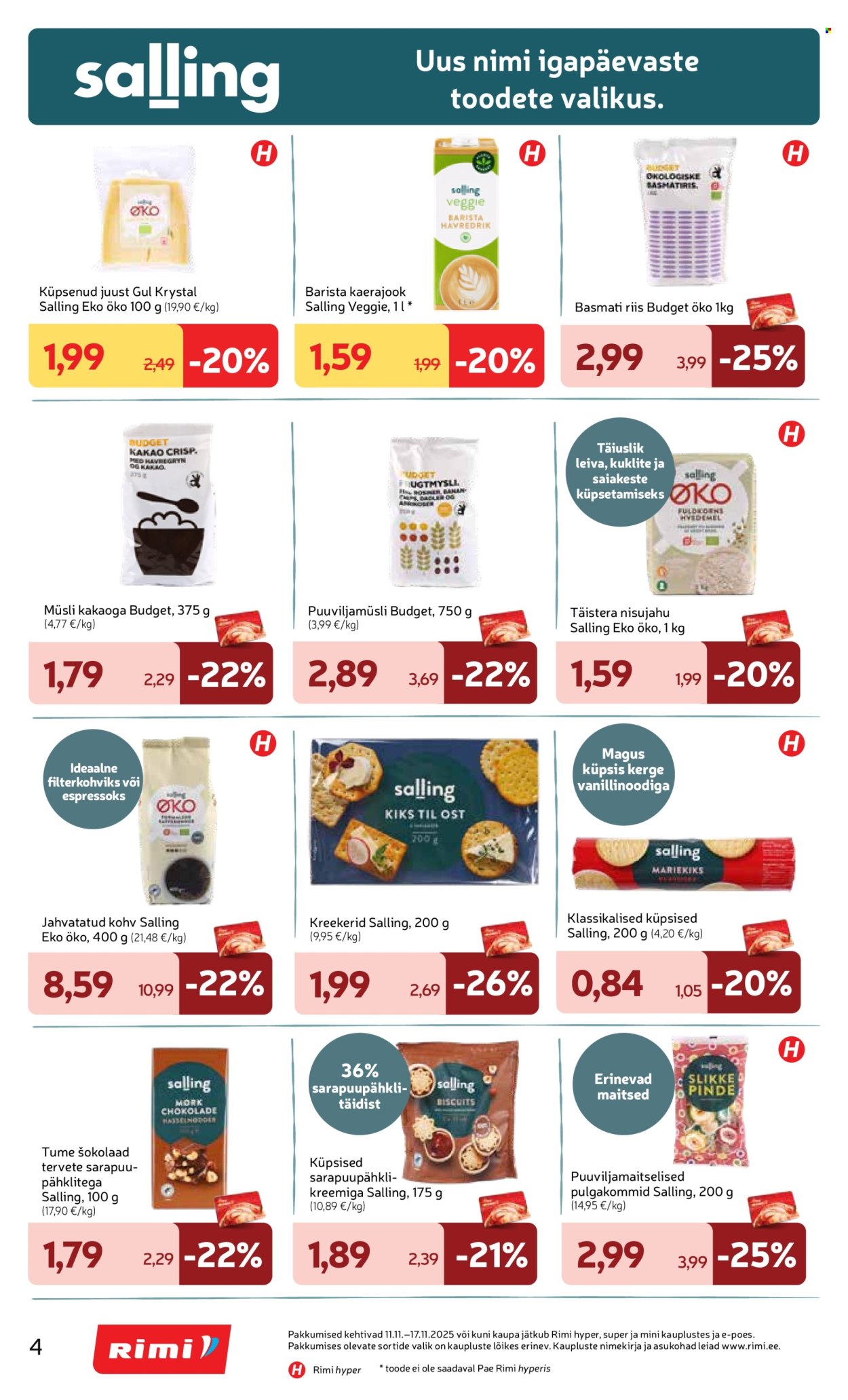 Rimi kliendileht - Kliendileht (11.11 - 17.11.2025)