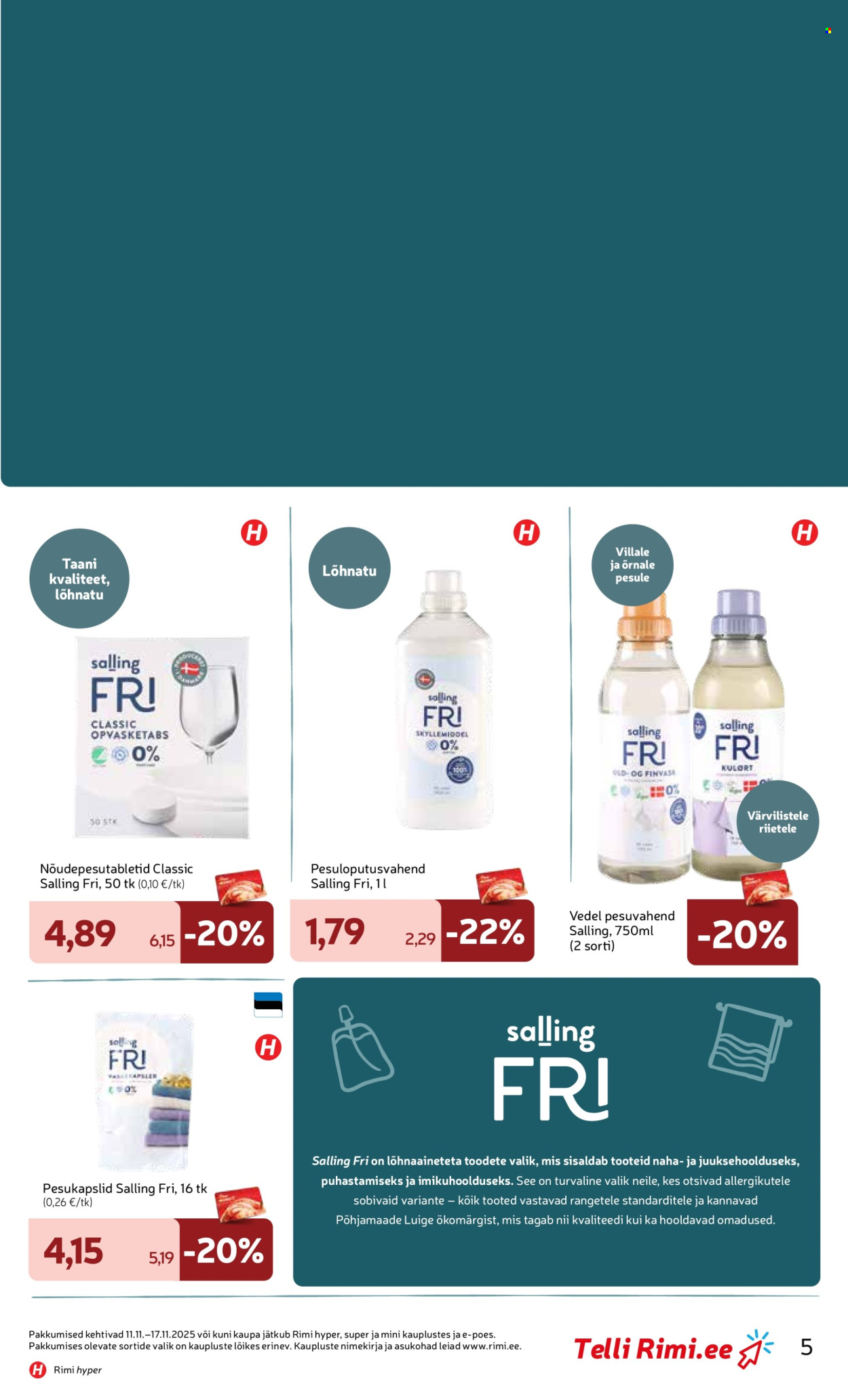 Rimi kliendileht - Kliendileht (11.11 - 17.11.2025)