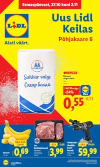 Lidl kliendileht - Keila, Põhjakaare tee 6 (27.10 - 2.11.2025)