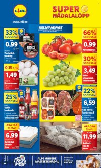 Lidl kliendileht - Nädalalõpu pakkumised (29.05 - 1.06.2025)