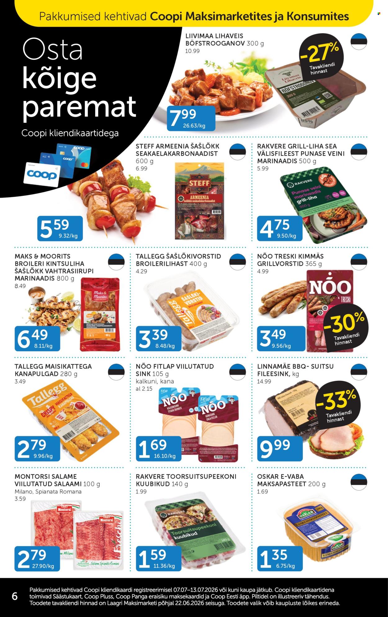 Coop kliendileht (7.07 - 13.07.2026)