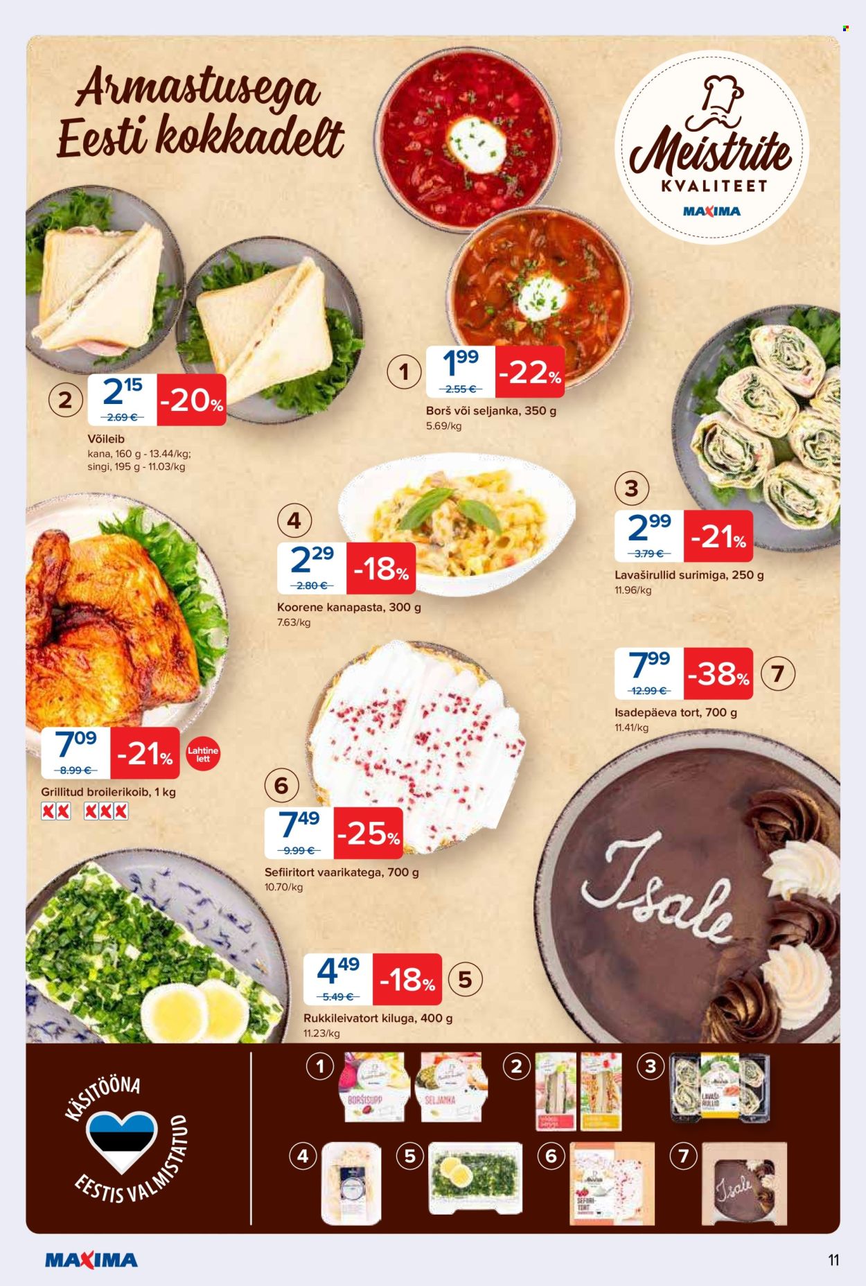 Maxima kliendileht - Maxima kliendileht nr. 45 (4.11 - 11.11.2025)