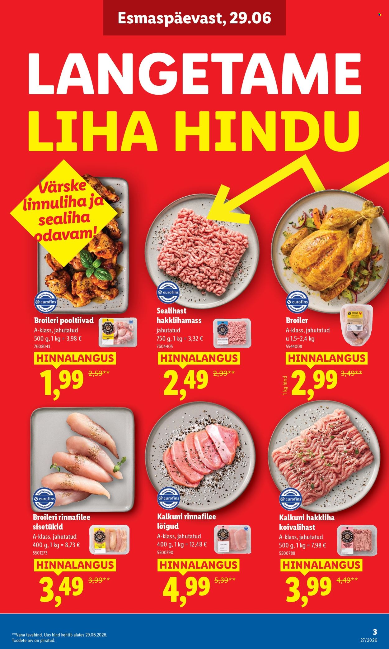 Lidl kliendileht (29.06 - 5.07.2026)