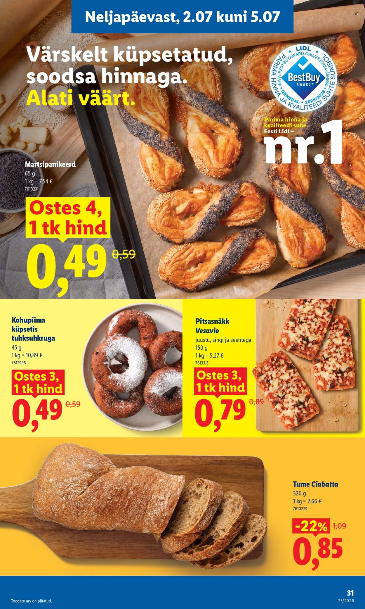 Lidl kliendileht (29.06 - 5.07.2026)