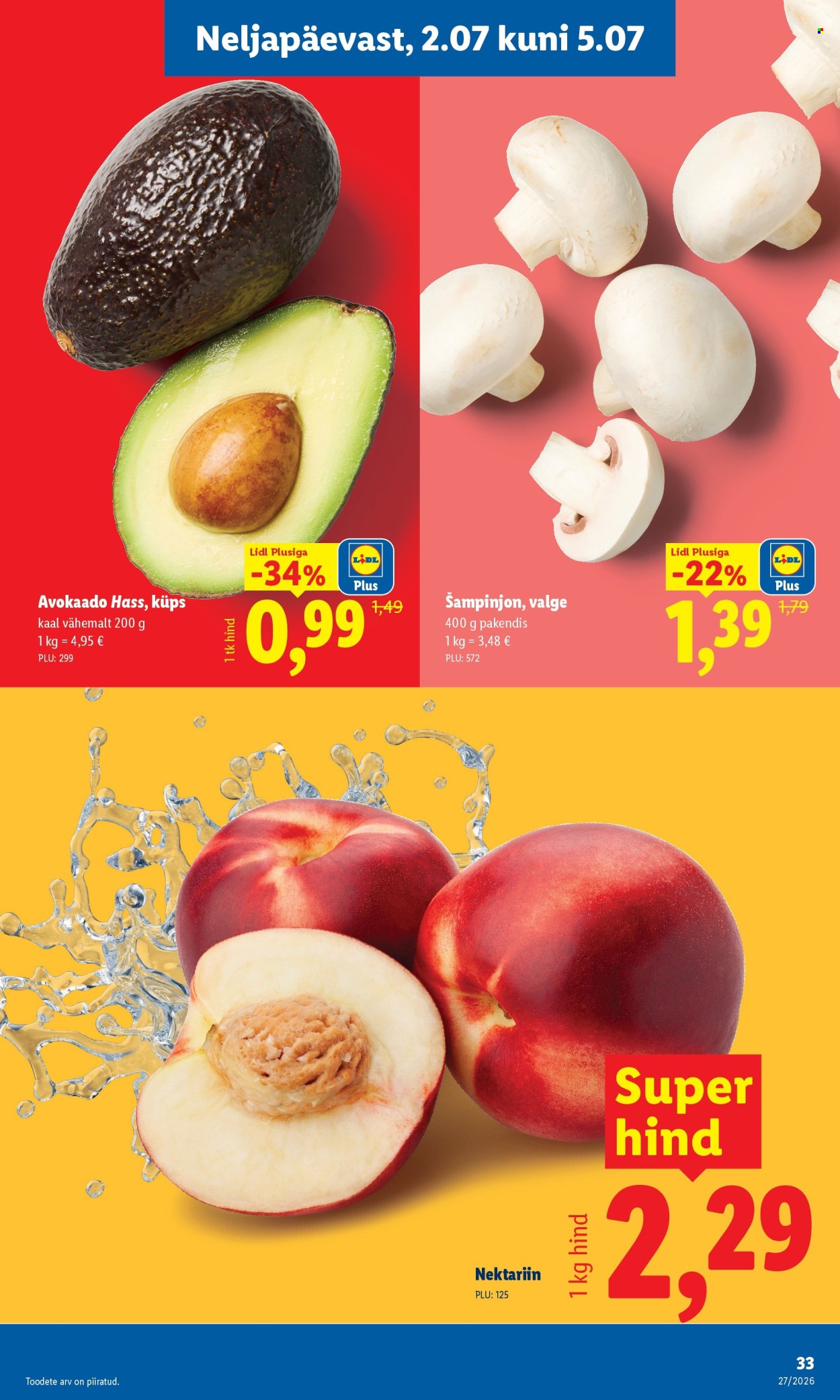 Lidl kliendileht (29.06 - 5.07.2026)
