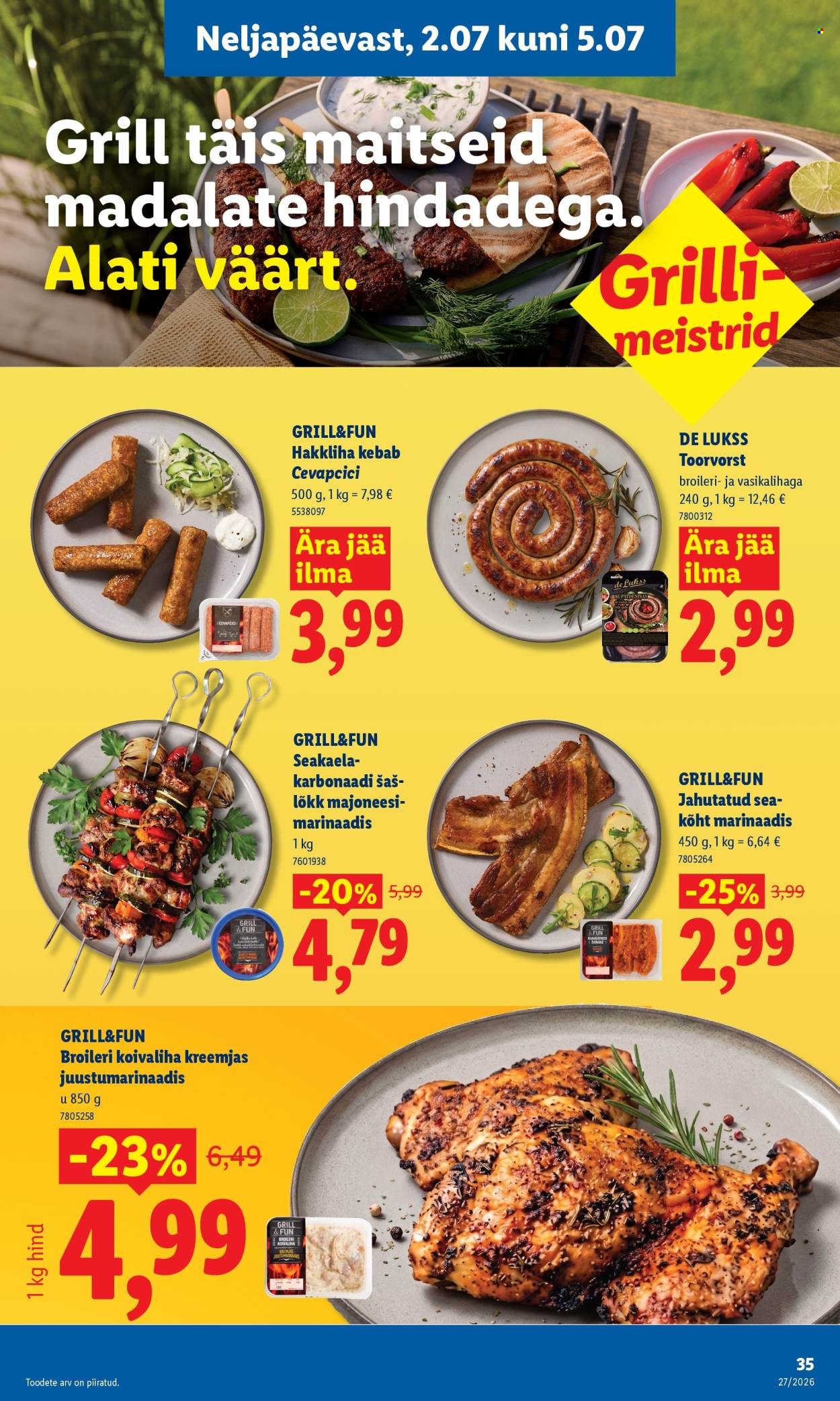 Lidl kliendileht (29.06 - 5.07.2026)