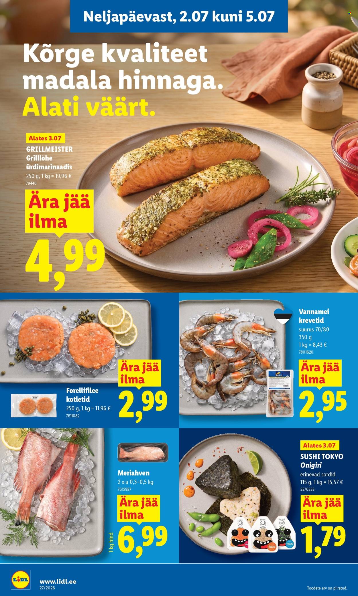 Lidl kliendileht (29.06 - 5.07.2026)