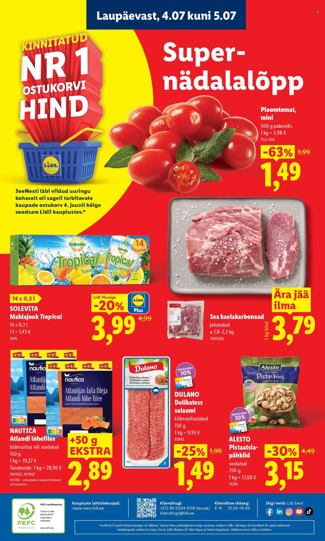 Lidl kliendileht (29.06 - 5.07.2026)