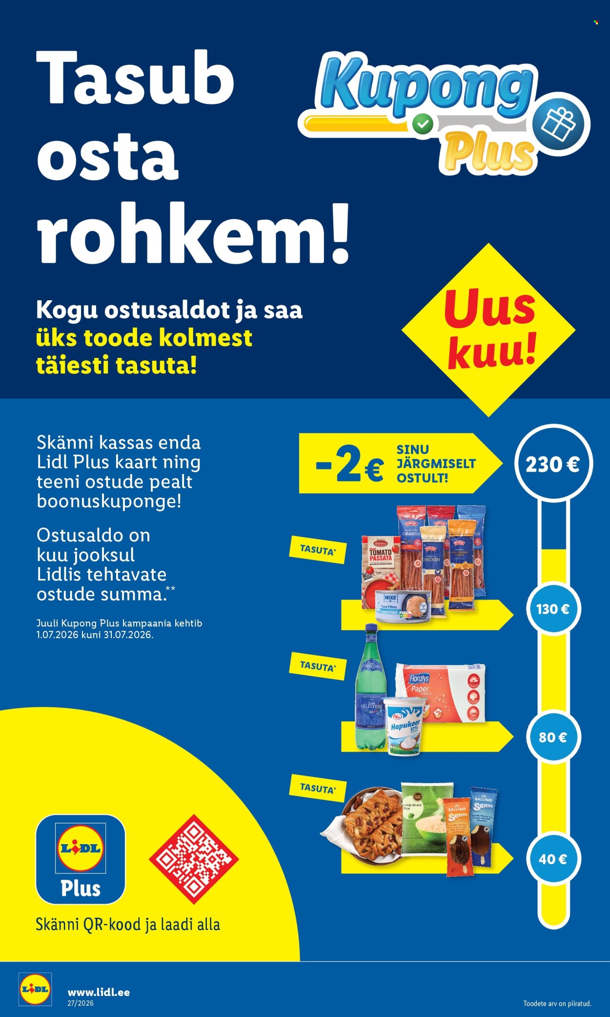 Lidl kliendileht (29.06 - 5.07.2026)