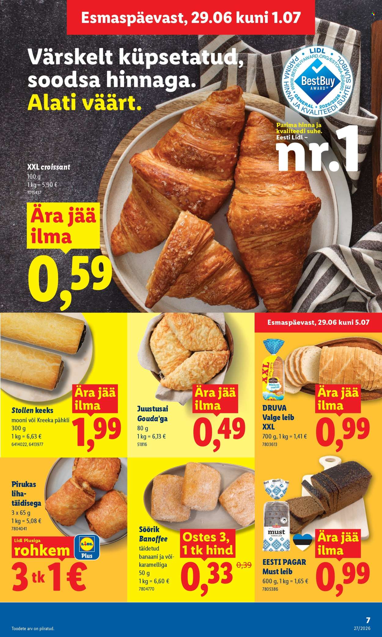 Lidl kliendileht (29.06 - 5.07.2026)