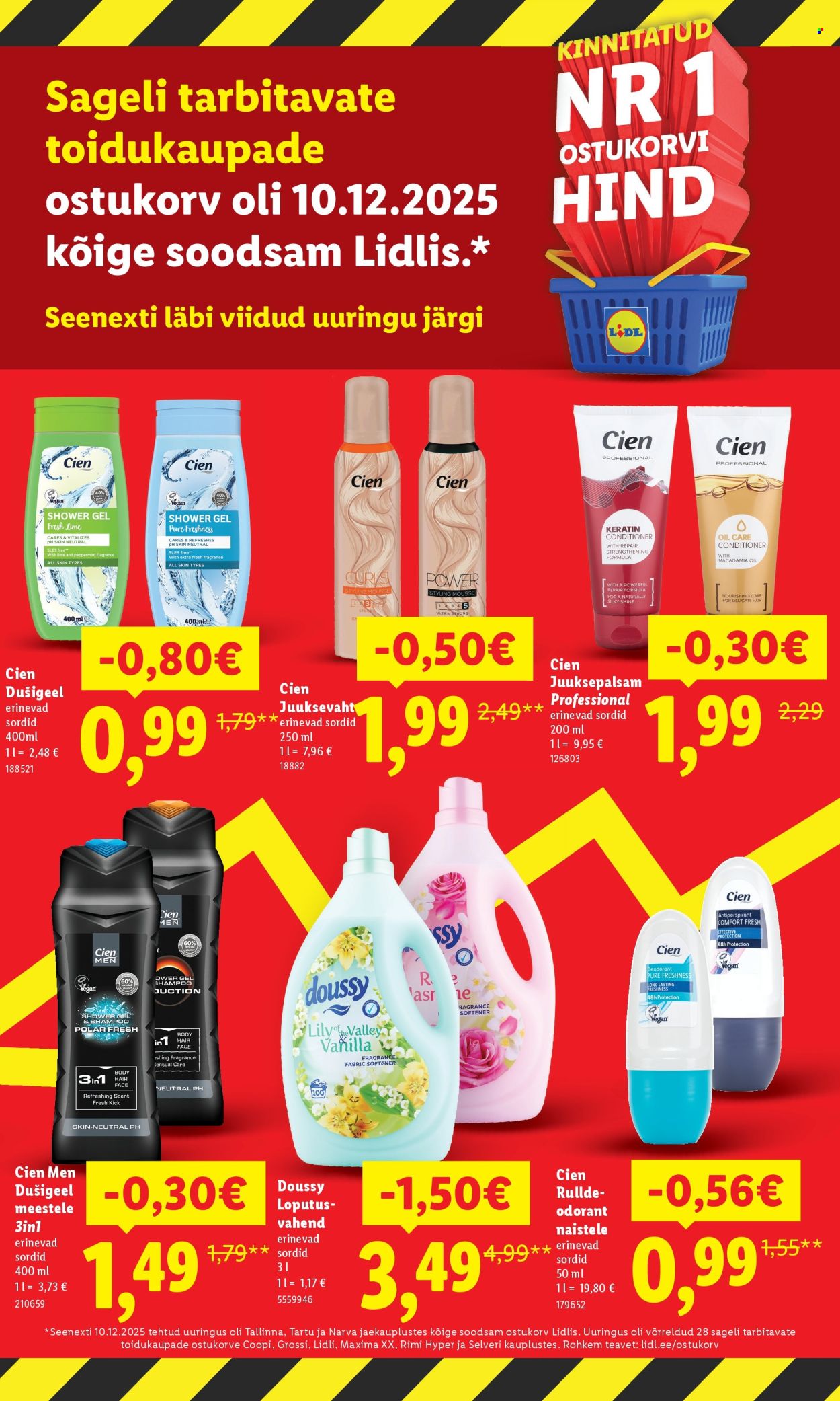 Lidl kliendileht - Suur hinnalangus (5.01 - 10.01.2026)
