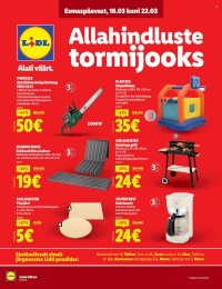 Lidl kliendileht - Allahindluste tormijooks (16.03 - 22.03.2026)