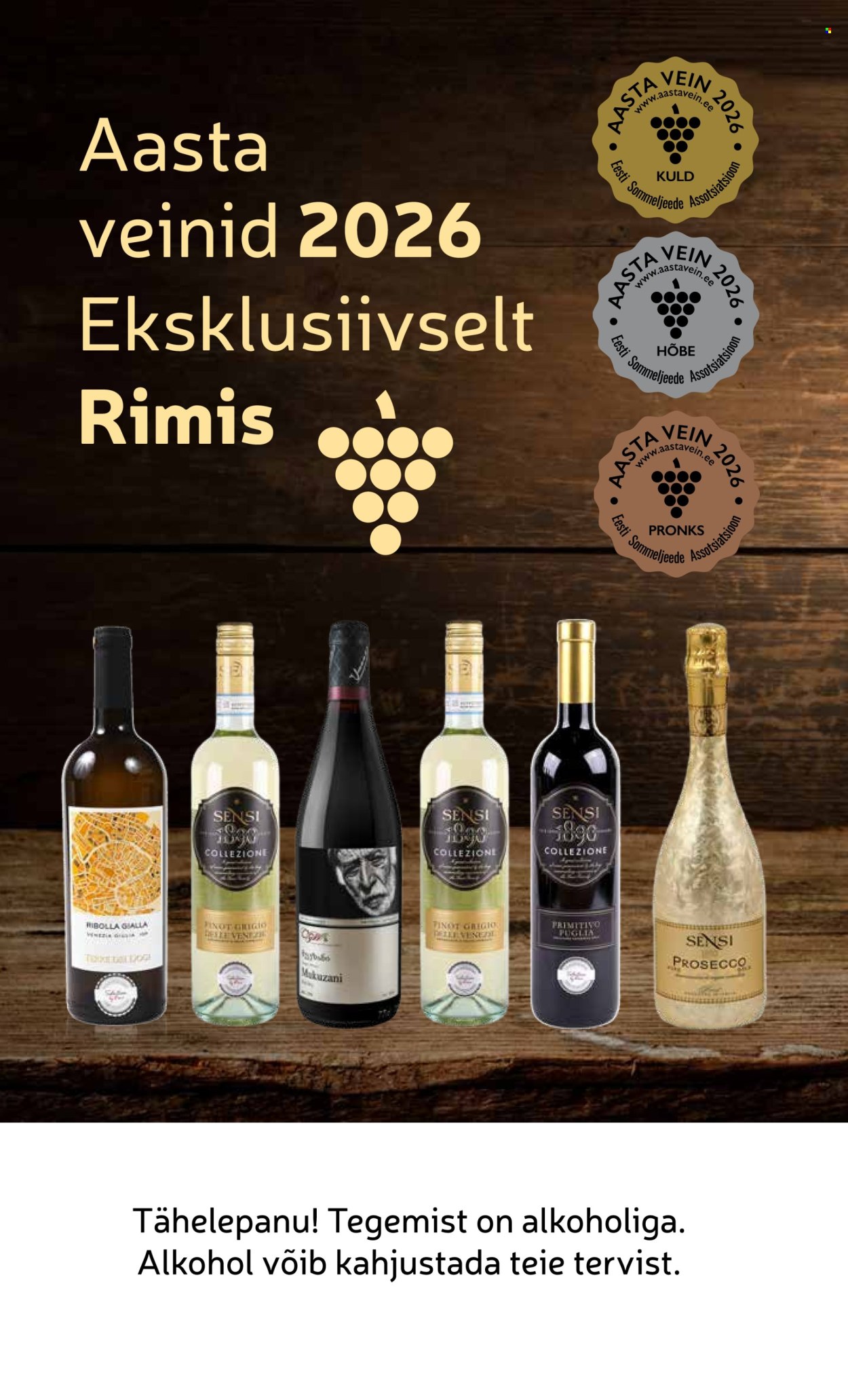 Rimi kliendileht - Valitud joogid (28.07 - 24.08.2026)