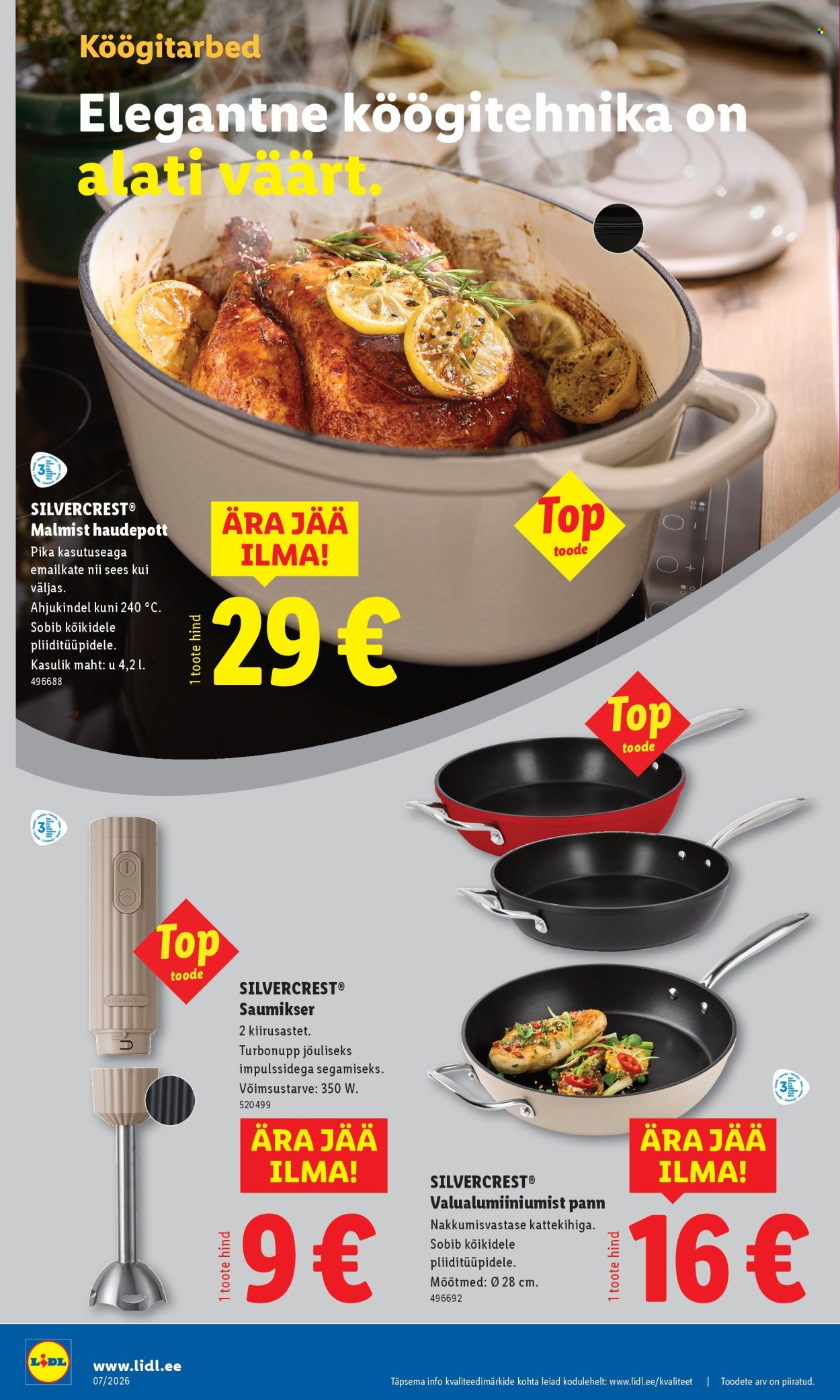 Lidl kliendileht - Tööstuskaupade pakkumised (9.02 - 15.02.2026)