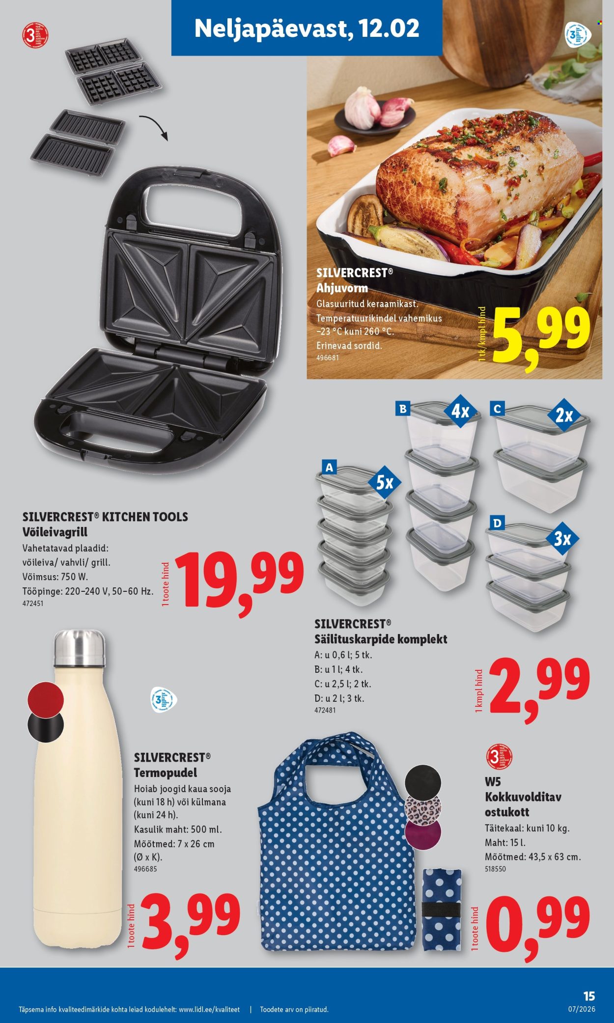 Lidl kliendileht - Tööstuskaupade pakkumised (9.02 - 15.02.2026)